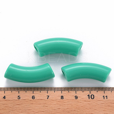 Opaque Acrylic Beads MACR-S372-001B-S035-1