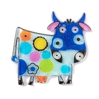 Cow Theme Acrylic Pendants MACR-U003-05C-1