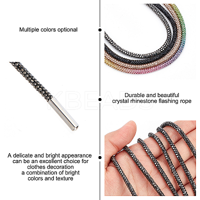 Cotton with Rhinestone DIY-WH0268-12E-1