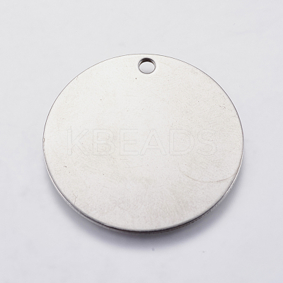 Tarnish Resistant 304 Stainless Steel Stamping Blank Tag Pendants STAS-F139-032P-1