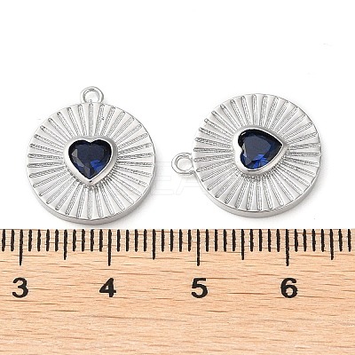 Real Platinum Plated Brass Pendants KK-F862-02P-03-1