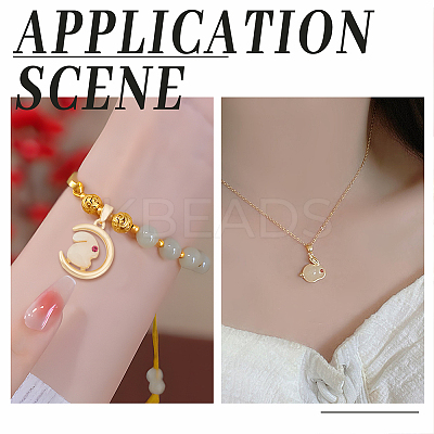 9Pcs 3 Style Real 18K Gold Plated Brass Micro Pave Cubic Zirconia Pendants KK-BC0010-46-1