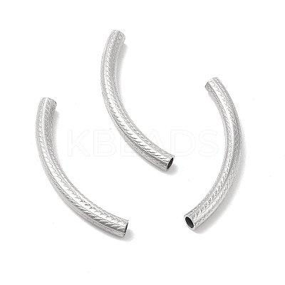 Non-Tarnish Textured 304 Stainless Steel Tube Beads LS-STAS-P319-42P-1