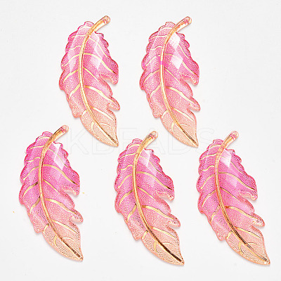 Transparent Acrylic Big Pendants TACR-R140-03D-1