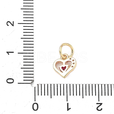 Brass Micro Pave Cubic Zirconia Pendants KK-D364-10G-1