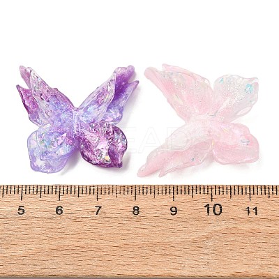 Luminous Transparent Resin Cabochons CRES-L045-04-1