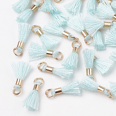 Polycotton(Polyester Cotton) Tassel Pendant Decorations FIND-S275-17G-1