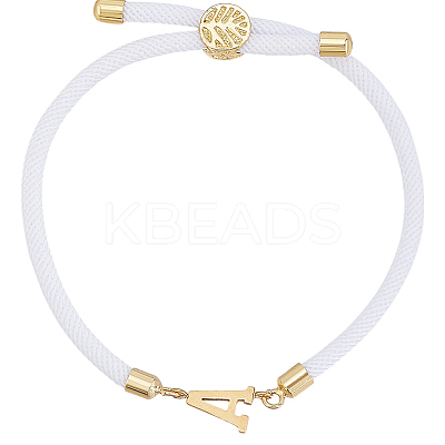 1pc Adjustable Nylon Cord Slider Bracelets for Women BJEW-LP0001-33A-G-1
