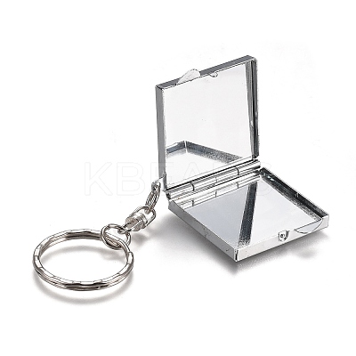 Iron Folding Mirror Keychain KEYC-H110-02P-1