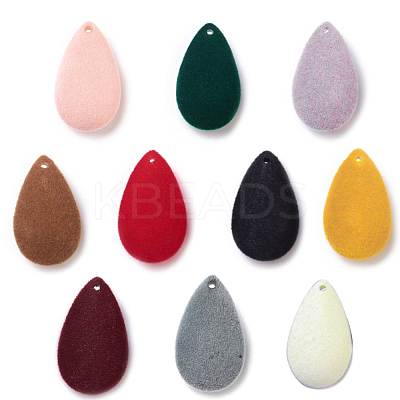 Flocky Acrylic Pendants OACR-I001-I-M-1