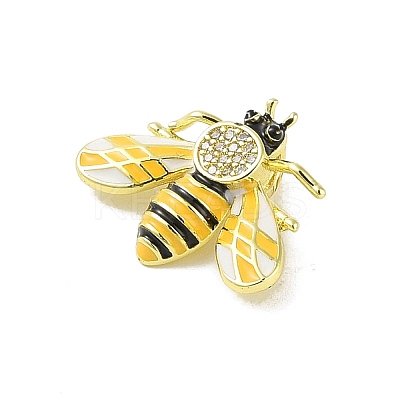 Brass Micro Pave Cubic Zirconia Pendants KK-E111-15G-1