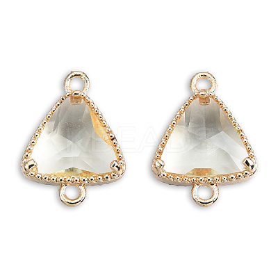 Transparent K9 Glass Connector Charms GLAA-N038-60-F12-1