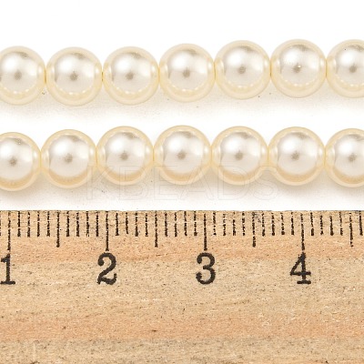 Glass Pearl Beads Strands HY-G002-01C-02-1