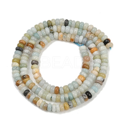 Natural Flower Amazonite Beads Strands X-G-H292-A21-01-1