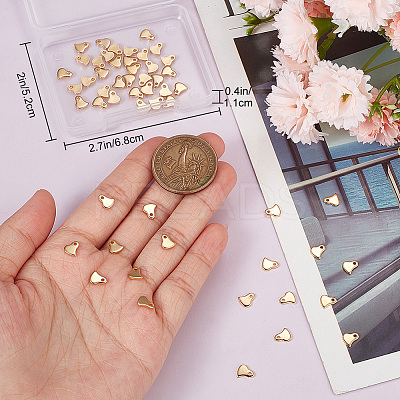 80Pcs 201 Stainless Steel Charms STAS-BBC0003-03-1