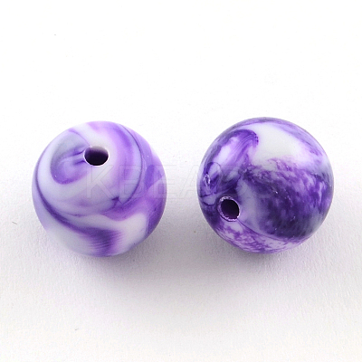 Opaque Acrylic Beads SACR-R853-10mm-210-1