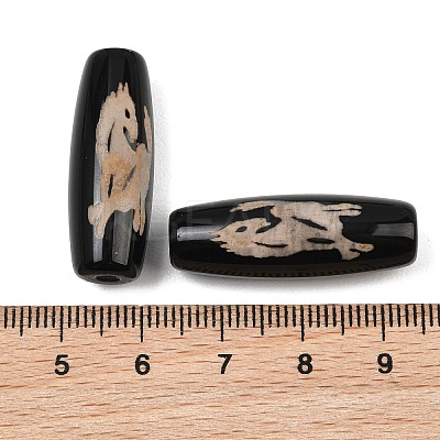 Tibetan Style dZi Beads TDZI-E004-64-1