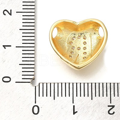 Rack Plating Brass Micro Pave Cubic Zirconia Pendants KK-I722-04G-R-1