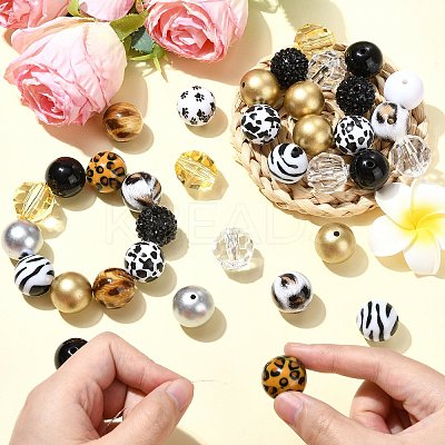 Animal Themed Acrylic & Resin Beads DIY Jewelry Making Kits DIY-CJ0002-43-1