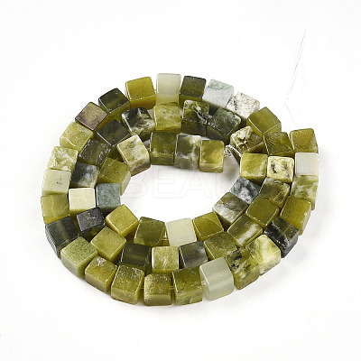 Natural Xiuyan Jade Beads Strands G-T140-42-1