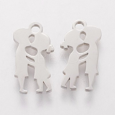 Tarnish Resistant 201 Stainless Steel Charms STAS-Q201-T418-1