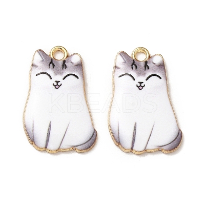 Alloy Enamel Pendants X-ENAM-M046-12G-D-1