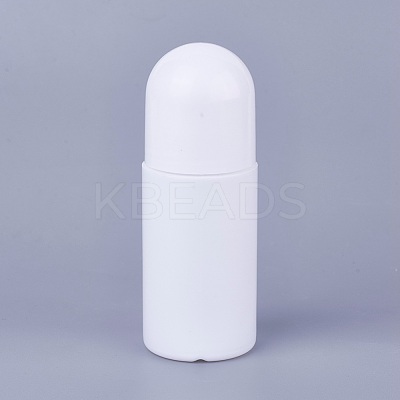 50ml PE Plastic Essential Oil Empty Roller Ball Bottles MRMJ-WH0046-B01-50ml-1