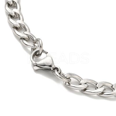 201 Stainless Steel Pendant Necklaces for Women Men NJEW-G123-06P-1-1
