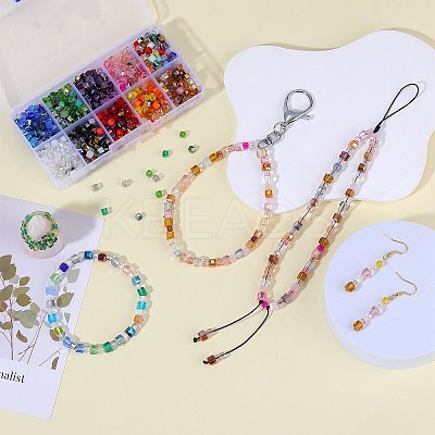2 Bags Imitation Artificial Crystal Glass Beads GLAA-SZ0001-95B-09-1