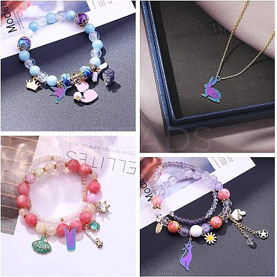 201 Stainless Steel Kitten Pendants STAS-UN0004-57-1