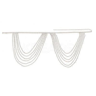 Brass Rhinestone Sexy Shoulder Bra Body Chain FIND-FH0008-13S-1