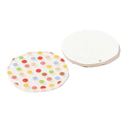 Opaque Acrylic Pendants BACR-D002-12C-1