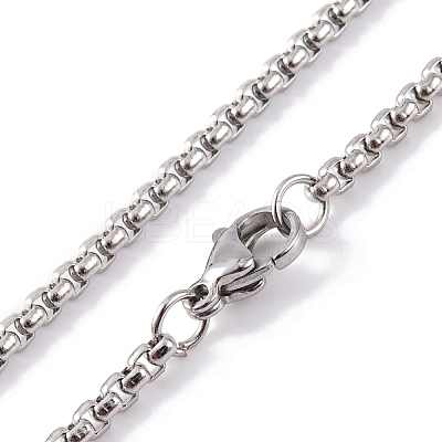 Non-Tarnish 304 Stainless Steel Necklaces NJEW-Q338-03P-1