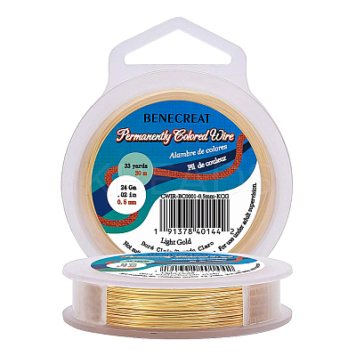 Round Craft Copper Wire CWIR-BC0001-0.5mm-KCG-1