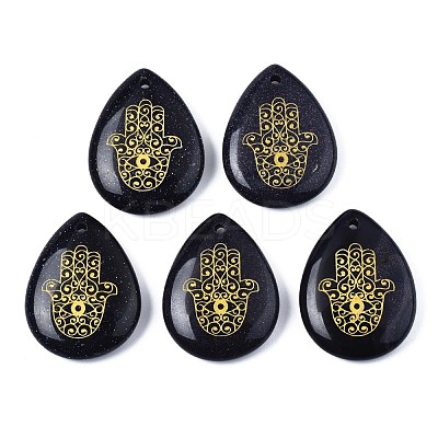Natural & Synthetic Gemstone Pendants G-T122-73-1