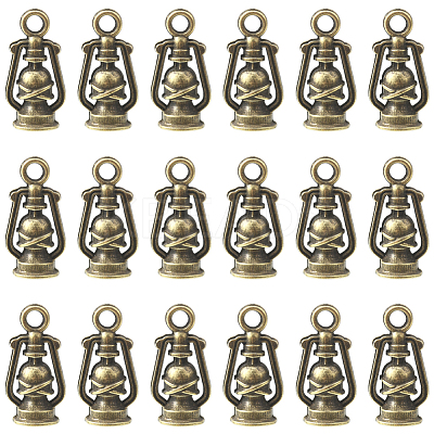 40Pcs Tibetan Style Zinc Alloy Pendants Sets TIBEP-SC0003-35AG-1