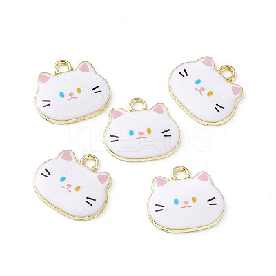 Painted Alloy Pendants PALLOY-P288-02G-07-1