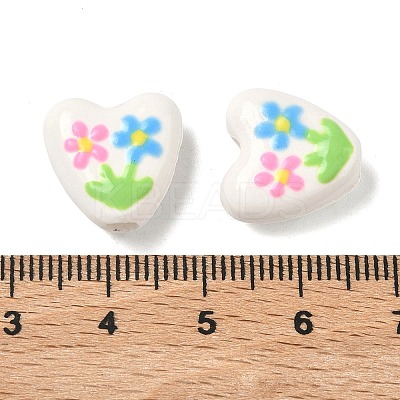 Handmade Porcelain Enamel Beads PORC-K011-02B-1