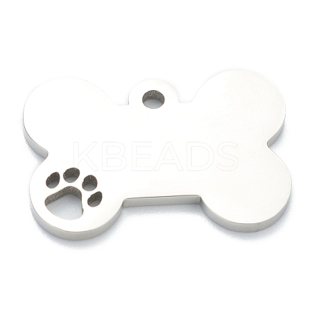 Tarnish Resistant 304 Stainless Steel Pet Pendants LS-STAS-B016-04P-1