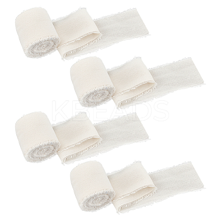 5M Cotton Frayed Ribbons OCOR-WH0045-09C-1