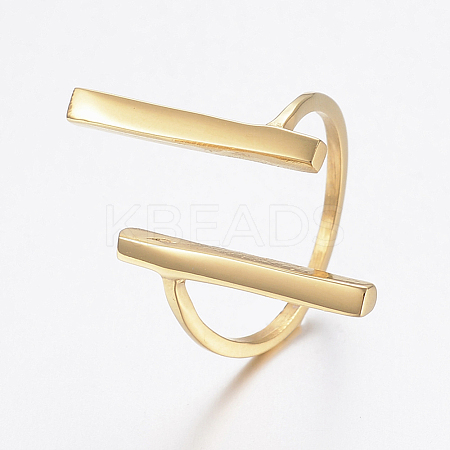 Ion Plating(IP) 304 Stainless Steel Finger Rings RJEW-H125-10G-19mm-1