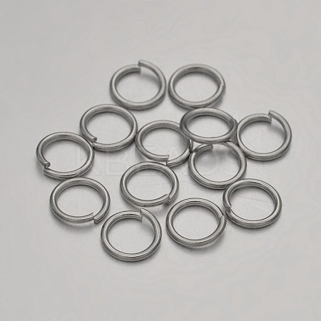 Brass Open Jump Rings X-KK-E647-06P-8mm-1
