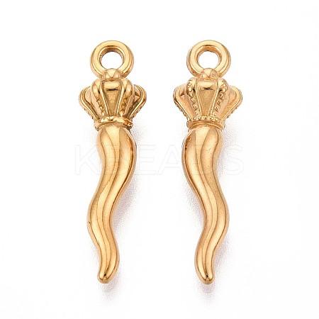 304 Stainless Steel Pendants STAS-T065-29G-1