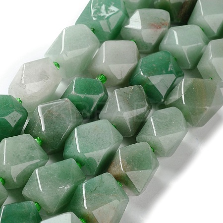 Natural Green Aventurine Beads Strands G-C182-28-02-1