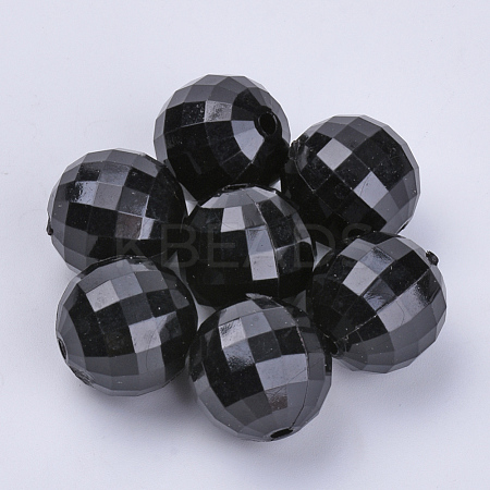 Transparent Acrylic Beads TACR-Q254-6mm-V72-1