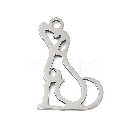 201 Stainless Steel Pendants STAS-F316-04P-01-1