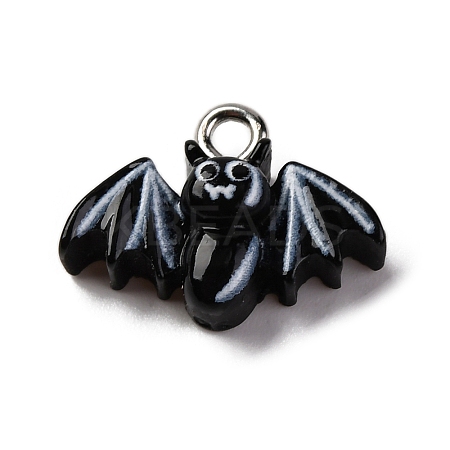 Halloween Theme Opaque Resin Pendants RESI-D075-01F-1