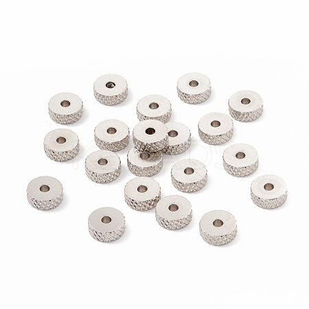 Non-Tarnish 201 Stainless Steel Spacer Beads STAS-A057-25C-P-1