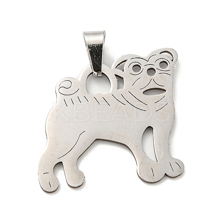 Non-Tarnish 304 Stainless Steel Pendants STAS-H184-02P-1