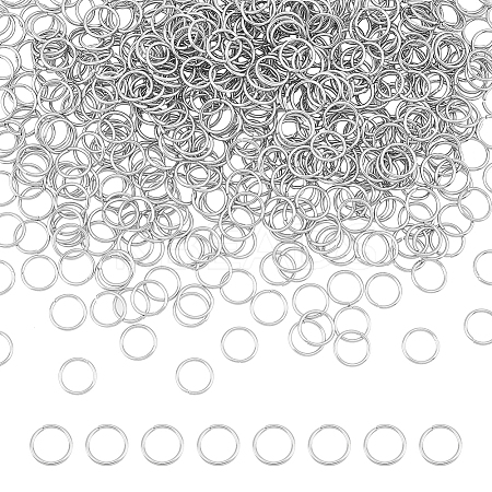 304 Stainless Steel Open Jump Rings STAS-UN0055-28C-P-1